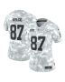 Women’s Kansas City Chiefs Travis Kelce Arctic Camo 2024 Salute to Service Limited Jersey
