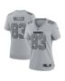 Women’s Las Vegas Raiders Darren Waller Gray Atmosphere Fashion Game Jersey