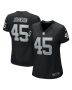 Women’s Las Vegas Raiders Jaquan Johnson Black Game Player Jersey
