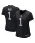 Women’s Las Vegas Raiders Number 1 Mom Black Game Jersey