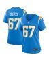 Women’s Los Angeles Chargers CJ Okoye Powder Blue Team Game Jersey