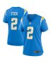 Women’s Los Angeles Chargers Easton Stick Powder Blue Game Jersey