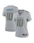 Women’s Los Angeles Chargers Justin Herbert Gray Atmosphere Fashion Game Jersey