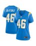 Women’s Los Angeles Chargers Praise Olatoke Powder Blue Team Game Jersey