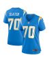 Women’s Los Angeles Chargers Rashawn Slater Powder Blue Game Jersey