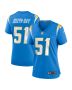 Women’s Los Angeles Chargers Sebastian Joseph-Day Powder Blue Game Player Jersey
