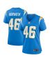 Women’s Los Angeles Chargers Zander Horvath Powder Blue Game Jersey