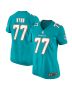 Women’s Miami Dolphins Isaiah Wynn Aqua Game Jersey