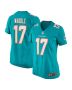 Women’s Miami Dolphins Jaylen Waddle Aqua Game Player Jersey