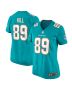 Women’s Miami Dolphins Julian Hill Aqua Game Jersey