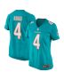 Women’s Miami Dolphins Kader Kohou Aqua Game Player Jersey