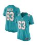 Women’s Miami Dolphins Michael Deiter Aqua Game Jersey
