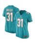 Women’s Miami Dolphins Raheem Mostert Aqua Game Jersey