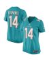 Women’s Miami Dolphins Ryan Fitzpatrick Aqua Game Jersey