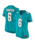 Women’s Miami Dolphins Skylar Thompson Aqua Team Game Jersey