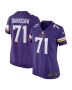 Women’s Minnesota Vikings Christian Darrisaw Purple Game Jersey