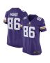 Women’s Minnesota Vikings Johnny Mundt Purple Game Player Jersey
