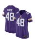 Women’s Minnesota Vikings Quincy Roche Purple Team Game Jersey