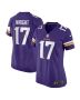 Women’s Minnesota Vikings Ryan Wright Purple Game Jersey