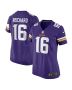Women’s Minnesota Vikings Will Reichard Purple Game Jersey