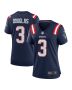 Women’s New England Patriots Demario Douglas Navy Game Jersey