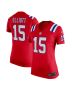 Women’s New England Patriots Ezekiel Elliott Red Alternate Game Player Jersey