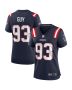 Women’s New England Patriots Lawrence Guy Navy Game Jersey