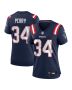 Women’s New England Patriots Mark Perry Navy Team Game Jersey