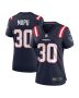 Women’s New England Patriots Marte Mapu Navy Team Game Jersey