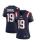 Women’s New England Patriots Matt Corral Navy Team Game Jersey