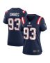 Women’s New England Patriots Oshane Ximines Navy Game Jersey