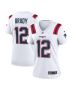 Women’s New England Patriots Tom Brady White Retired Game Jersey