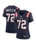 Women’s New England Patriots Tyrone Wheatley Navy Team Game Jersey