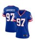Women’s New York Giants Dexter Lawrence II Royal Classic Game Player Jersey