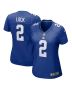 Women’s New York Giants Drew Lock Royal Game Jersey