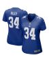 Women’s New York Giants Elijah Riley Royal Game Jersey