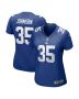Women’s New York Giants Leonard Johnson Royal Game Player Jersey
