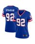 Women’s New York Giants Michael Strahan Royal Classic Retired Player Game Jersey