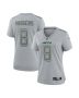 Women’s New York Jets Aaron Rodgers Heather Gray Atmosphere Fashion Game Jersey