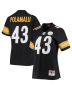 Women’s Pittsburgh Steelers Troy Polamalu Mitchell & Ness Black Legacy Team Jersey