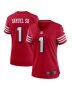 Women’s San Francisco 49ers Deebo Samuel Sr Scarlet Alternate Game Jersey