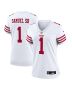 Women’s San Francisco 49ers Deebo Samuel Sr White Game Jersey