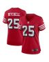 Women’s San Francisco 49ers Elijah Mitchell Scarlet Alternate Team Game Jersey