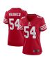 Women’s San Francisco 49ers Fred Warner Scarlet Game Player Jersey