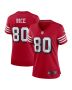 Women’s San Francisco 49ers Jerry Rice Scarlet Alternate Game Jersey