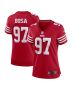 Women’s San Francisco 49ers Nick Bosa Scarlet Team Game Player Jersey