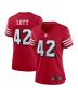 Women’s San Francisco 49ers Ronnie Lott Scarlet Alternate Game Jersey
