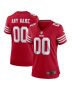 Women’s San Francisco 49ers Scarlet Game Custom Jersey