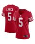 Women’s San Francisco 49ers Trey Lance Scarlet Player Jersey