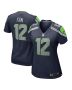 Women’s Seattle Seahawks 12s Navy Player Jersey